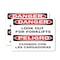 Signmission Look Out For Forklifts Bilingual, 5 in W x Rectangle, Vinyl Decal OS-2PACK-DS-D-35-L-19425 - alternate 1